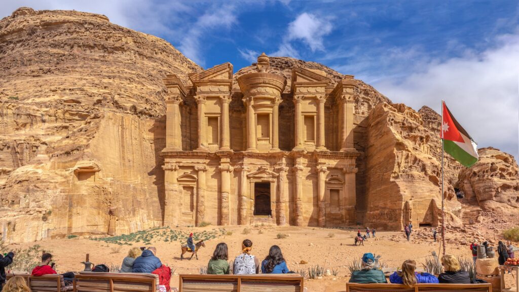 Tourists at Petra